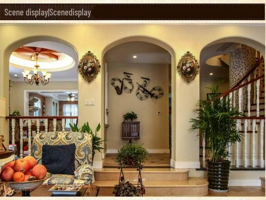 European Wall-Mounted Resin Wall Art Hanging Ornament