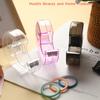 Acrylic Tape Dispenser And Cutter in Random Colors for Students Office School Supplies Stationery