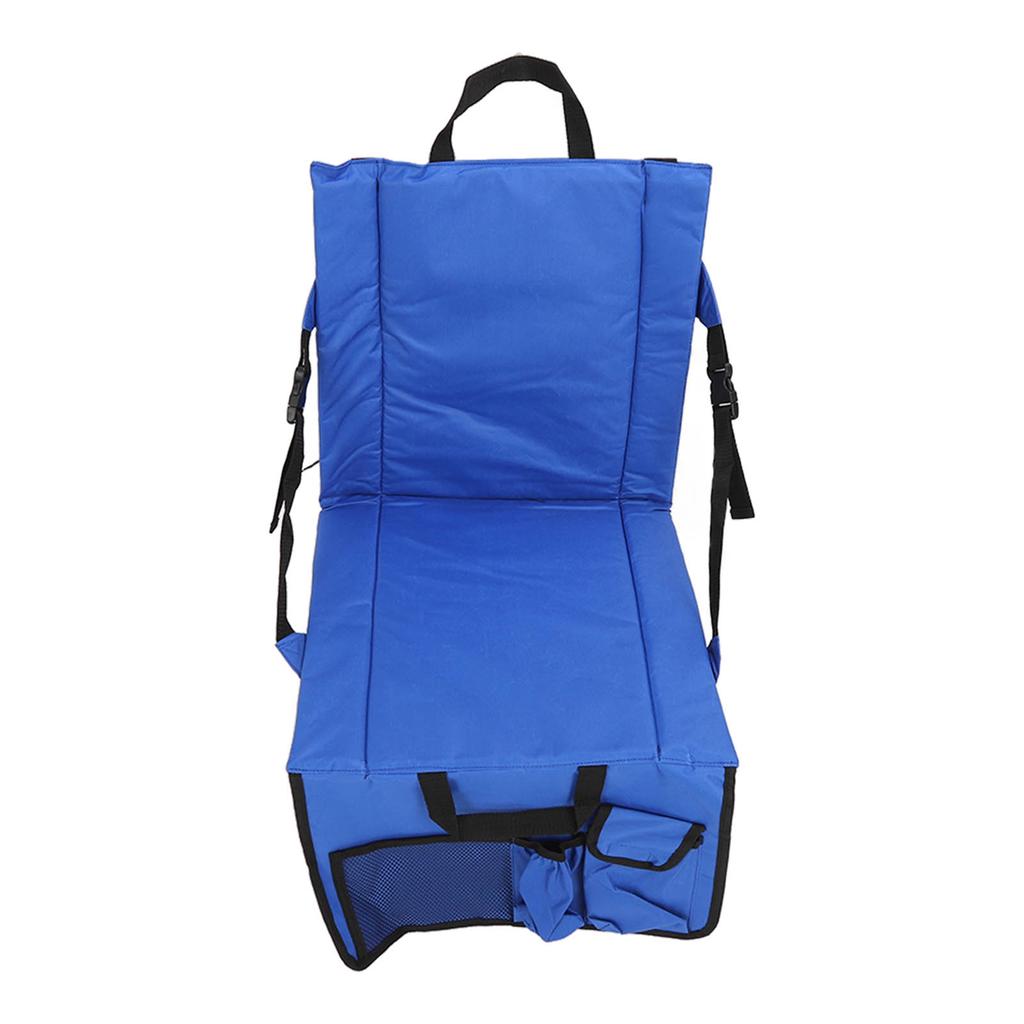 Klappbarer Stadionstuhl, verstellbarer Winkel, 600D Oxford-Stoff, tragbare Tribünenkissen mit Tasche für