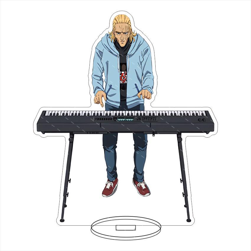 Акриловая фигурка One-Punch Man: Сайтама, Генос, Кинг, Гароу. 160MM Double-sided HD