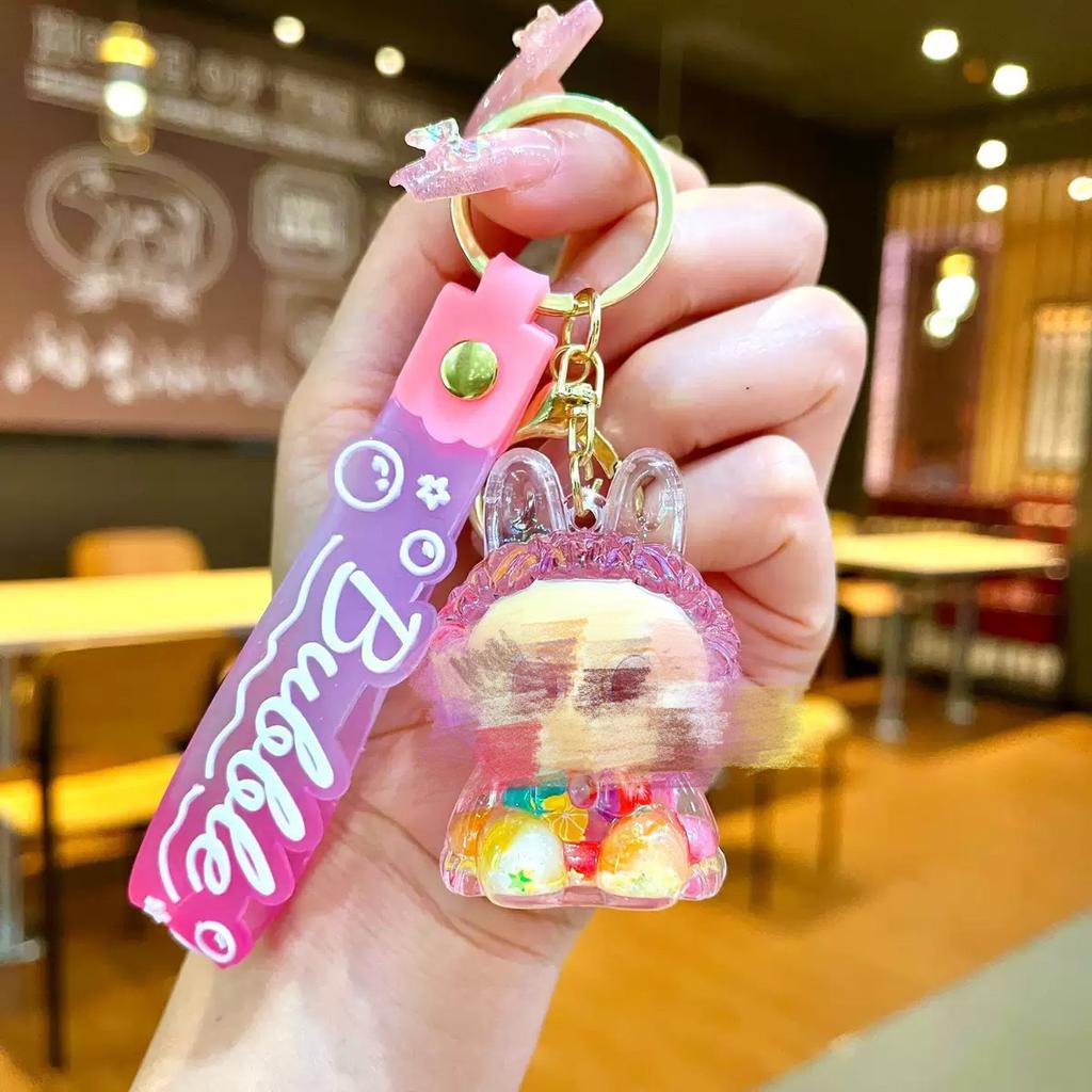 Quicksand Keychain Cute Doll Blind Box Ornament Bag Pendant Key Chain
