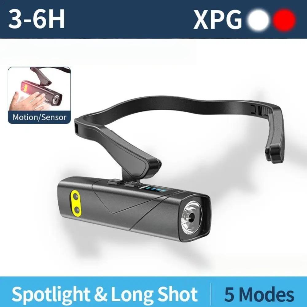 Outdoor Camping Neue Stirnlampe Hell Superhell Ultraleicht Ohrband Wasserdicht Camping Wandern Angeln Mit Kabel