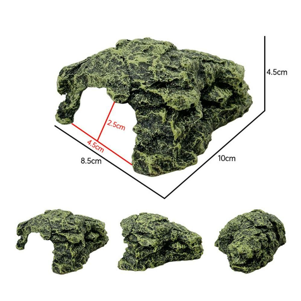 Landscape Decor Turtle Basking Hide Habitat Resin Fish Tank Scenery House Turtle Shelter  Fish