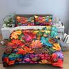 Autumn Leaves Pinecones Decorative Set Soft Comfortable Duvet Cover Bedding Set Included 1*Duvet Cover & 2*Pillowcases, Gift
