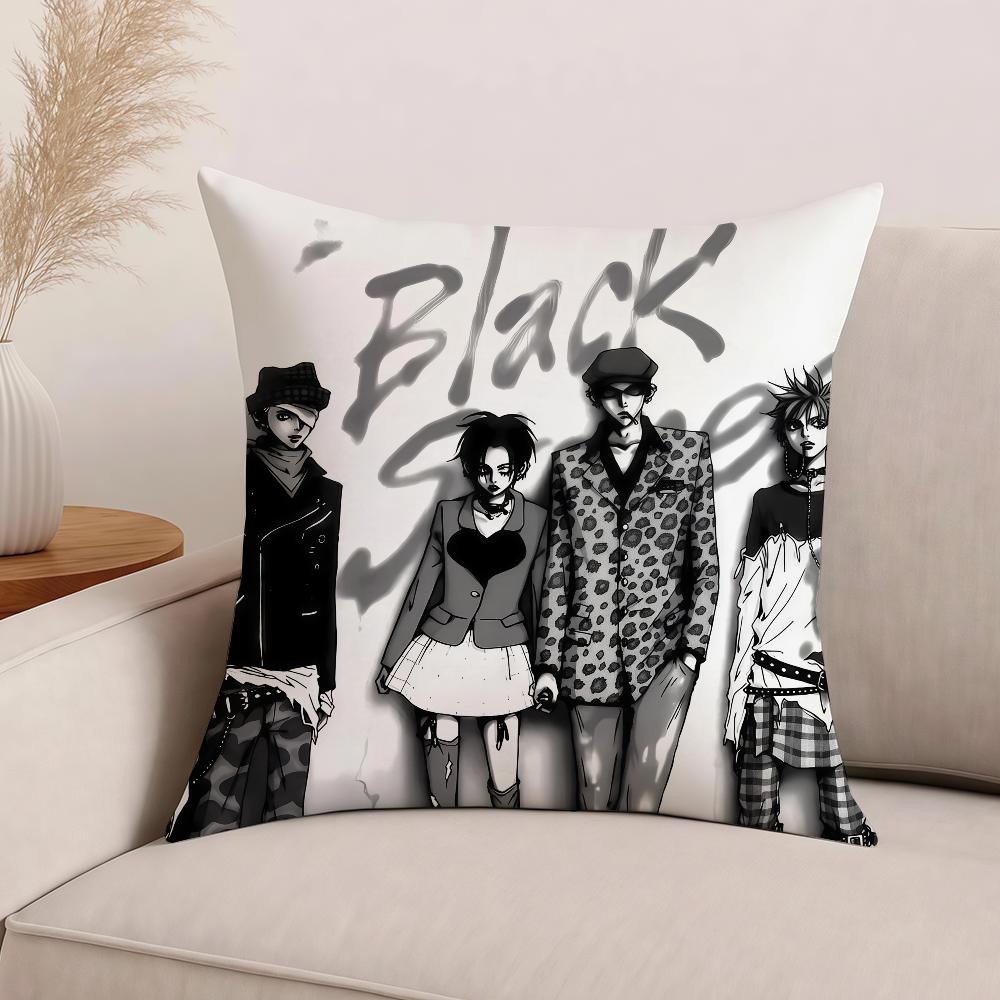 Anime NANA Pillow Case Office Cushions Suitable For Sofa Car Bedroom Decorative Cushion Cover
