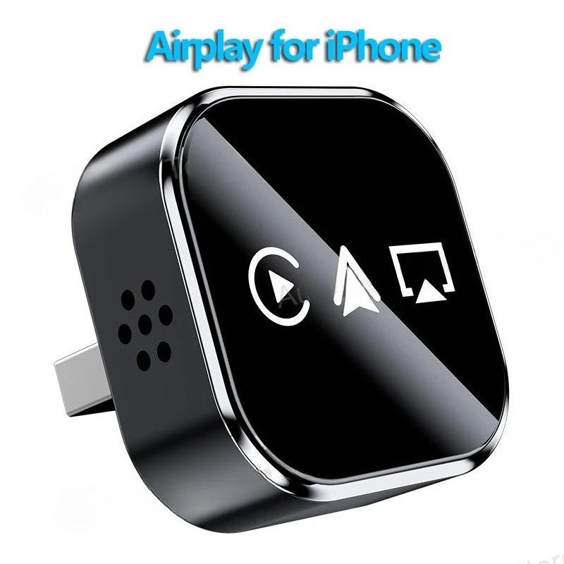 NEW 2025 Upgrade 3-in-1 Wireless Carplay Mirror Link Adapter Instant Wired To Wireless Conversion Plug & Play for Wired Carplay