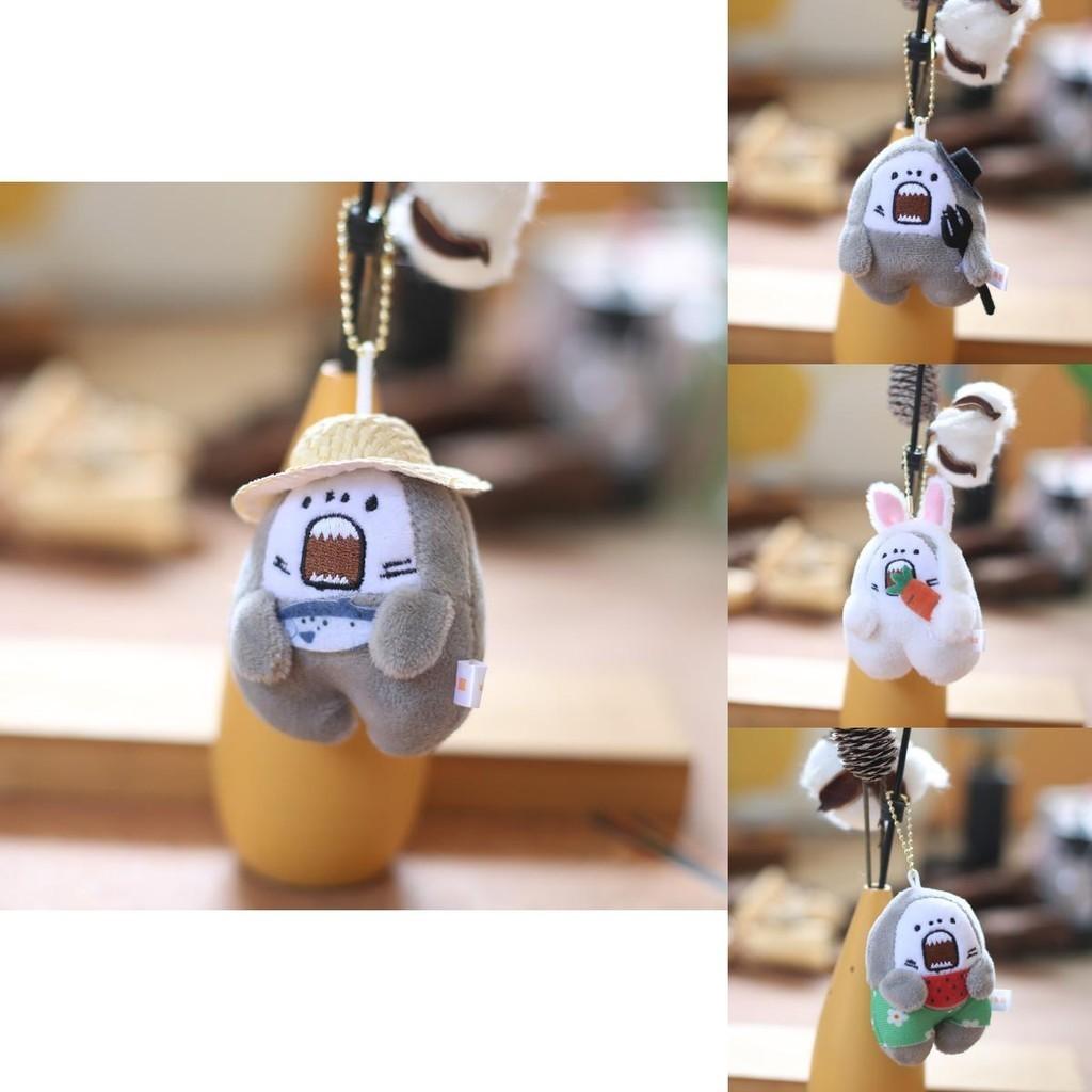 Adorable Plush Shark Keychain Soft Stuffed Animal Toy For Bags And Keys 10cm