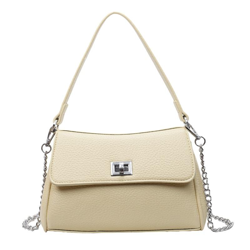 Commuter large-capacity bag women's spring summer new fashion shoulder underarm bag texture handbag small square bag
