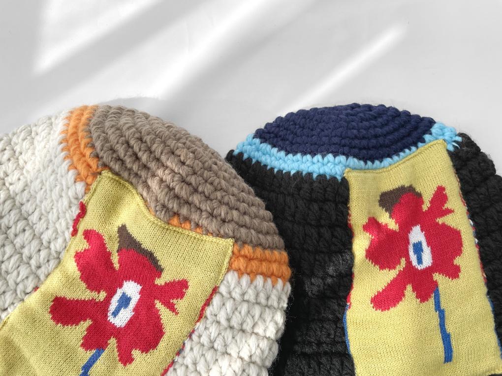 Women's Daily Vintage Flower Patch Bucket Hat