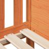 Kids House Bed Wax Brown 90x190 cm Solid Pine Wood