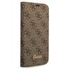 Guess Gubkp14Xhg4Shw Iphone 14 Pro Max6,7 Brun/Brown Bok 4G Vintage Gull Logo
