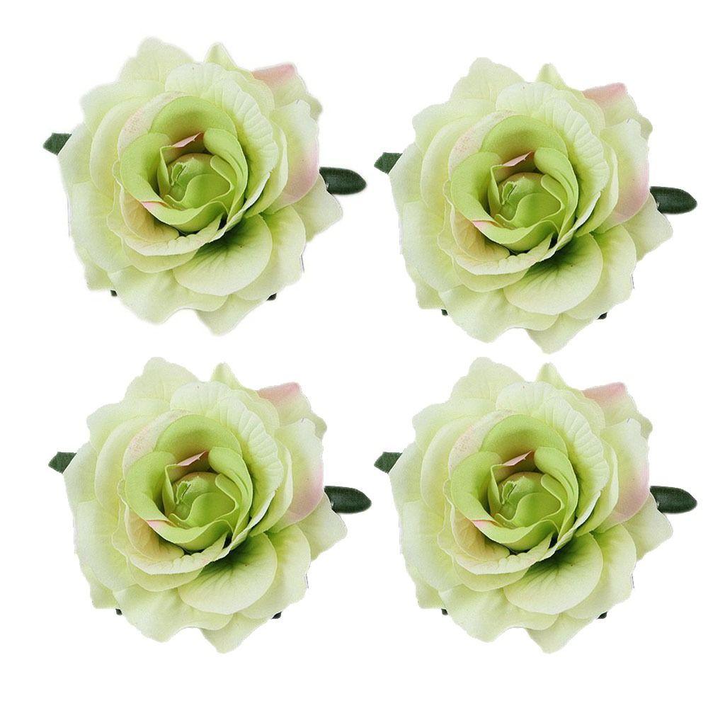 Accessories Bridesmaid Bridal Rose Flower Hairpin Wedding Brooch Hair Clip