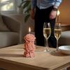 3D Rosen Säulenkerze Silikonform DIY Geometrische Blume Säulenkerze Gipsornamentform Hochzeitsdeko