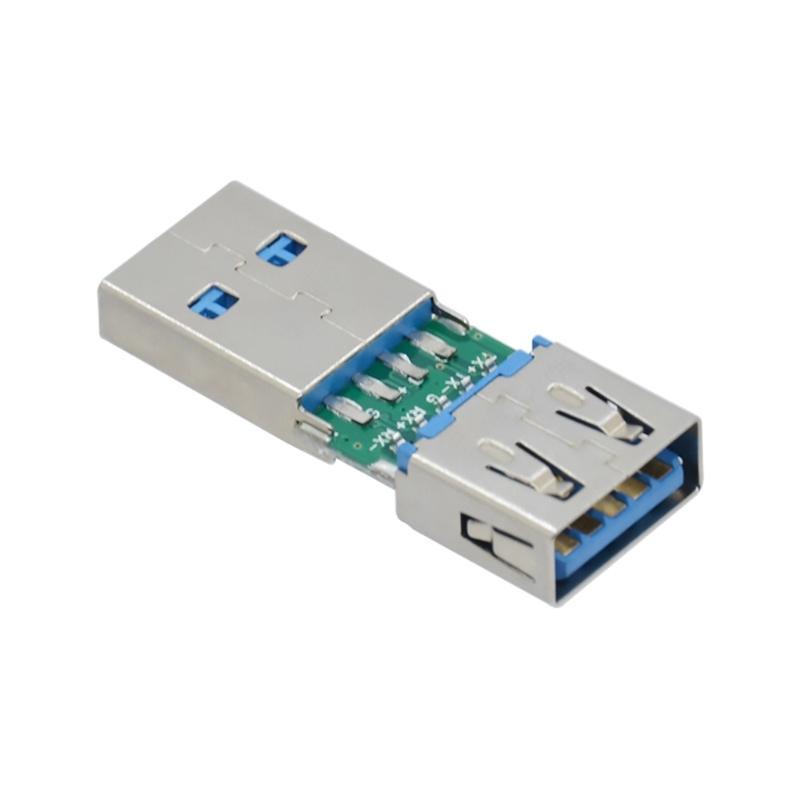 USB 3.0 Male To Female Adapter Converter Head for Data Transfer and Charging Wide Compatibility with USB Devices