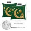 1 x doppelseitig bedruckte Kissenbezüge mit Ramadan-Motiv. (17,7"*17,7") Traditionelle Kissenbezüge für Zuhause, Dekoration für Zimmer, Bett, Sofa, Stuhl, ohne Kissenkern