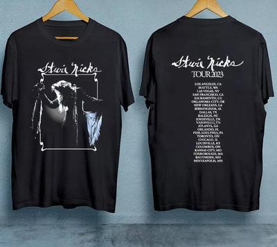 Maglietta Tour Stevie Nicks 2023, taglia S-4XL