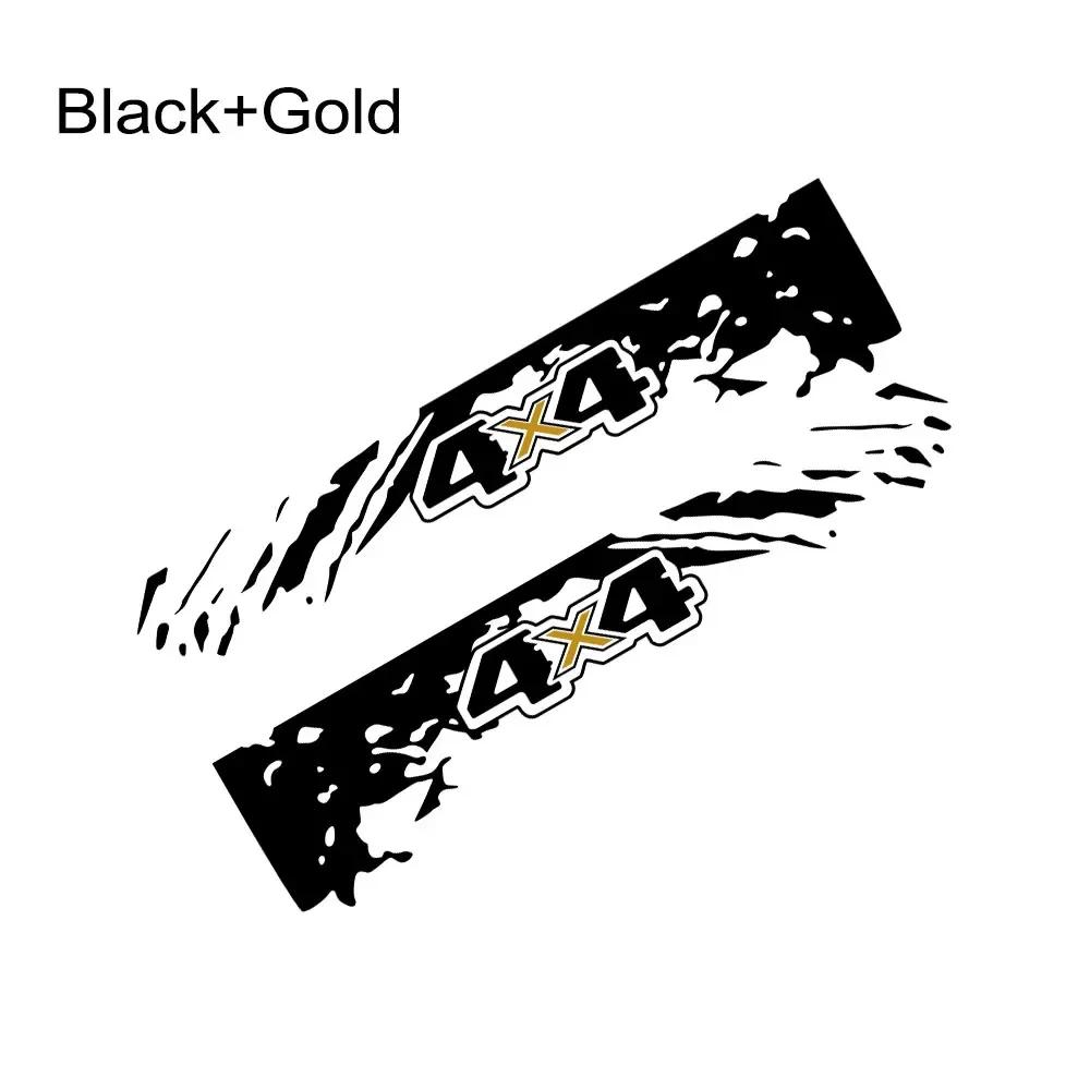 Car Sticker Pickup Trunk Side Decal For Mitsubishi L200 Triton Nissan Navara Ford F150 Universal Graphics Splash 4X4 Decor Cover