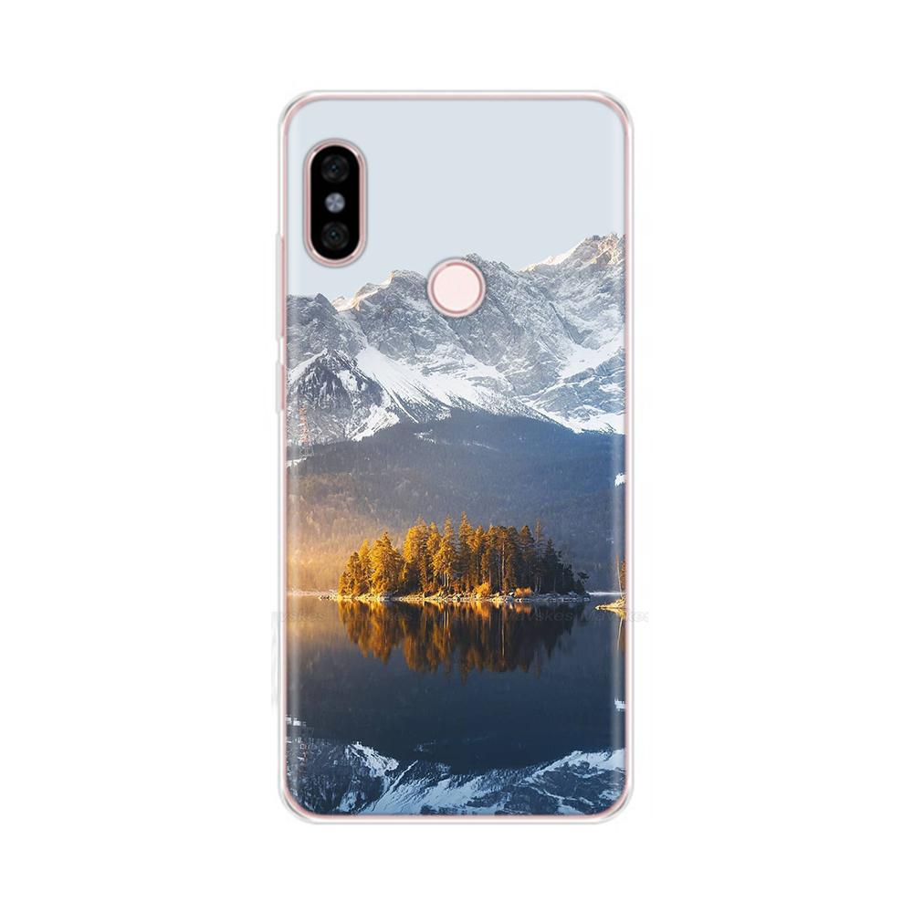 For Redmi Note 5 Note5 Pro Protective Shell Soft Silicone Phone Case Cartoon Painted Back Cover For Redmi Note 5 6 Pro Fundas