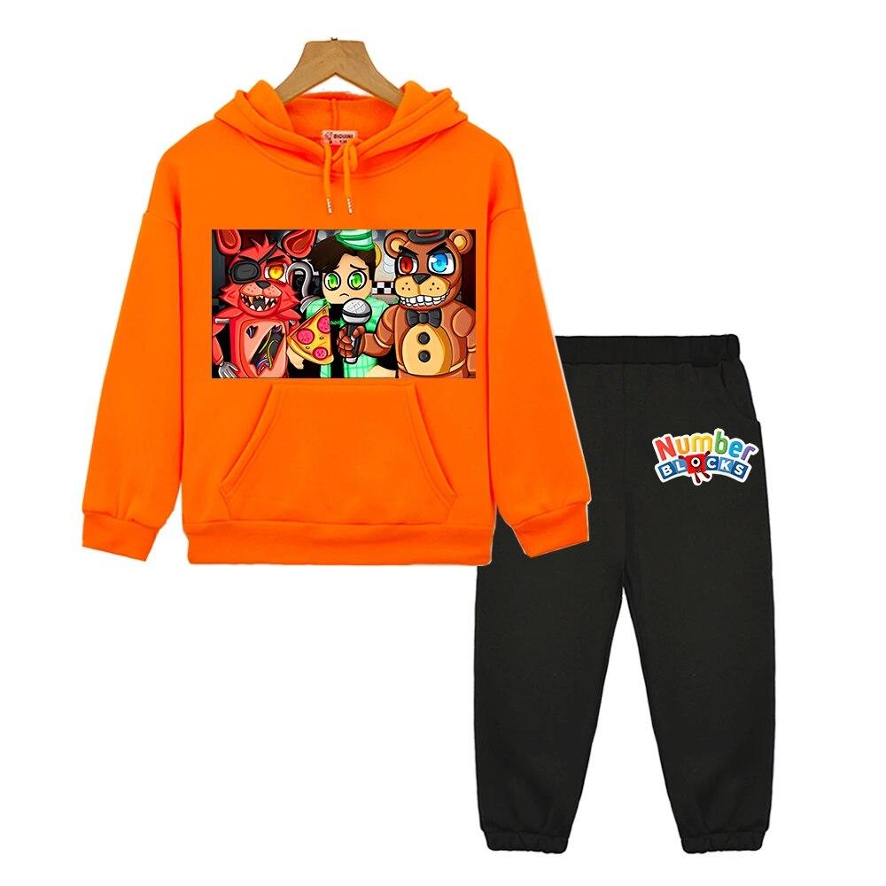 

Комплекты с капюшоном FNAF, толстовка, детская эксклюзивная одежда, флисовый пуловер для мальчиков и девочек, осенняя куртка, толстовка с капюшоном в стиле аниме «Медведь и кролик», игра Kawaii