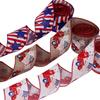 Meter 2 Festive Stars And Stripes Fabric Ribbon Ideal For July Fourth Celebrations
