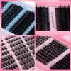 JOAMY New Package Pre Glued Cluster Lashes Long Lasting 0.05 0.07 Press On Bottom Lashes Diy Clusters Lashes Kit