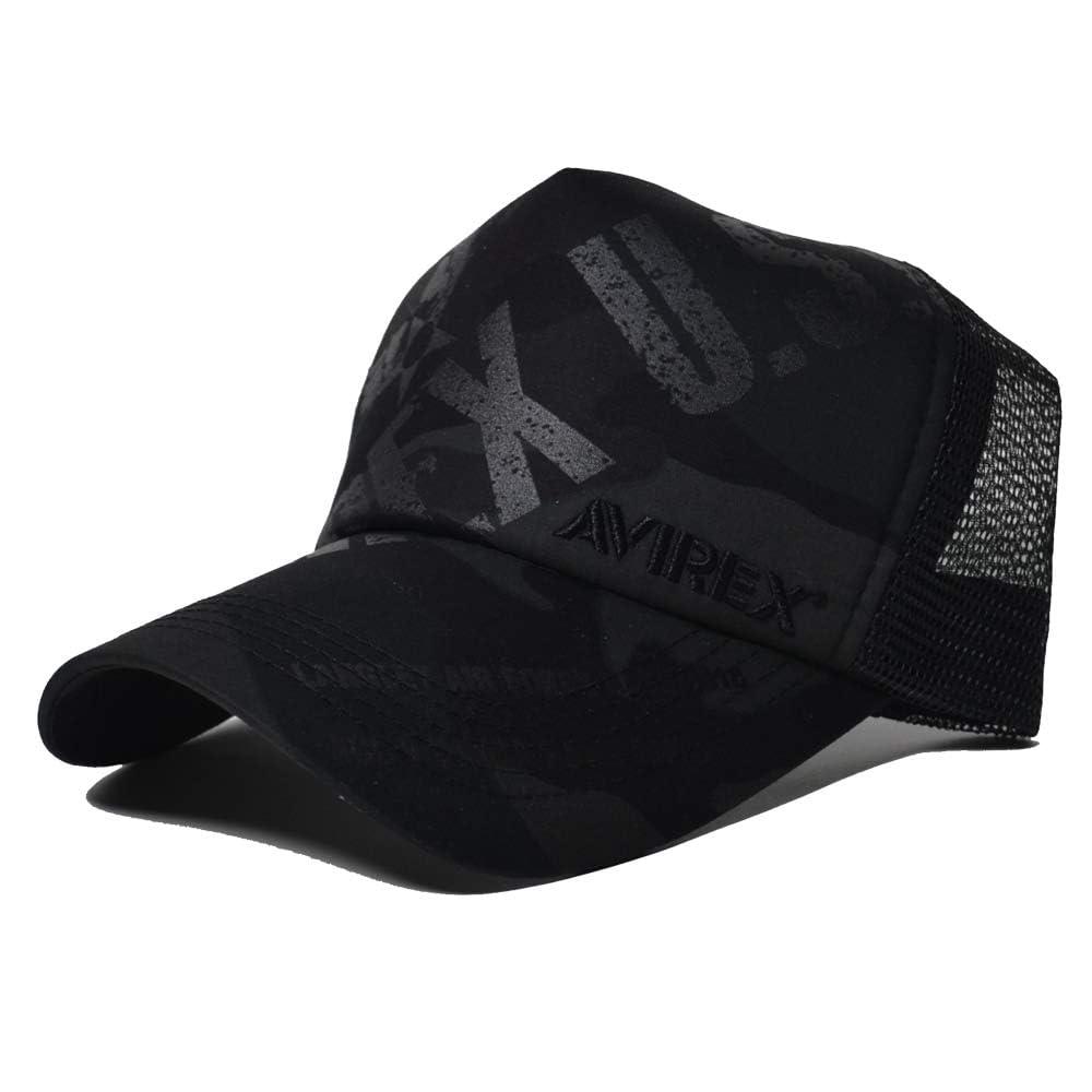 

Avirex Mesh Cap AX3900 English Logo Hat Cap Avirex (Charcoal Camouflage)