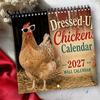 Yearly Appointment Book Chicks 2027 Wall Calendar, Funny Dressed Up Chicken 12-Month Planner, Easy to Hang Planner Cute Farm Animal Hanging