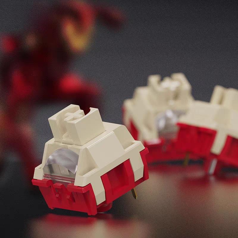 TTC Ice Quiet V2 Kaihua BOX Weiße Achse Mechanische Tastatur Lichtführung