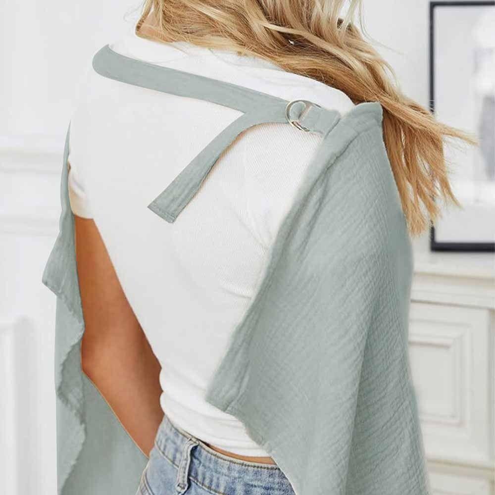 Adjustable Strap Nursing Cover With Pockets Baby Feeding Cover Breastfeeding Towel Baby Feeding