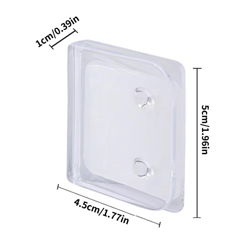 2/4/6/8 Stück Transparenter Vorhangverschlussclip Winddichte Vorhangbefestigungsschnalle Toiletten-Vorhang