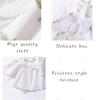 Breathable Floral Dog Lace Dress Embroiderd Summer Pet Clothes Cute Cat Mesh Apparel  Summer