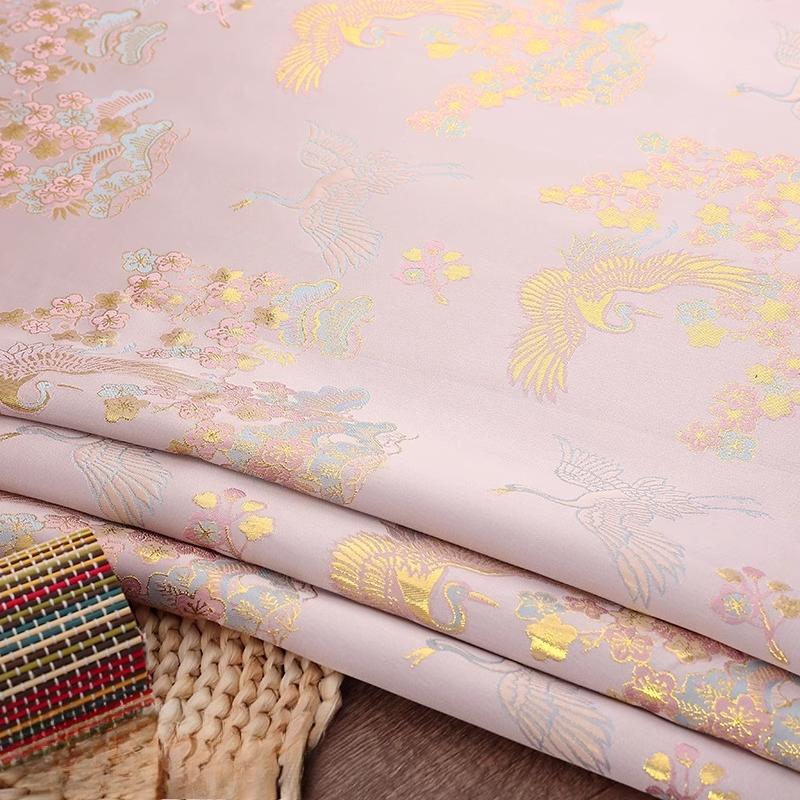 Brocade Jacquard Fabric Satin Children's Clothing Hanfu Clothing Apparel Sewing Fabric Wholesale Cloth Meters Diy Material