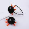 Punk Cool Mädchen Stirnband Haarspange Plüschkugelform Stereo Haarnadel Elastische Haarspange für Mädchen Halloween Haarstyling