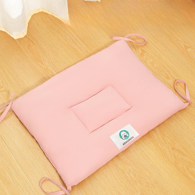 

Летний новый квадратный коврик для сна домашних животных, будка и гнездо для кошек, универсальный однотонный коврик для собак на все времена года, устойчивый к царапинам S 35*25