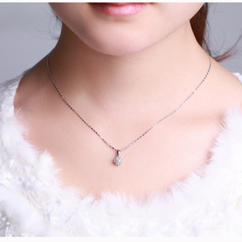 CC Necklaces Pendants For Women Snowflake Cubic Zirconia Heart Hollow Pendant Classic Jewelry No Chain CCN266