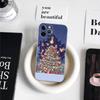 Anime Weihnachtsmann Rentier Weihnachtsbaum Handyhülle für iPhone 11 12 13 14 15 16 17 Pro Max Plus Transparente Rückseite