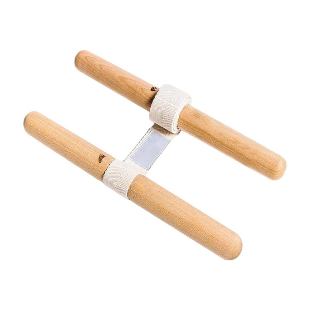 

Multi-Functional Stretching Strap Wood Stretching Tool Open Back Practice белый