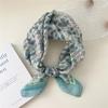58 Floral Cotton Linen Scarf: Korean Ditsy Print Neckerchief for Spring, Summer, Autumn - Versatile Headband and Headscarf
