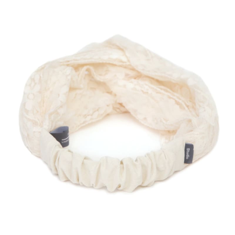 UNDERCONTROL STUDIO CROSS HAIR BAND / WIDE / BLOOM / ORIGIN BEIGe