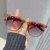 Fashion Wood Grain Leg Rice Nail Square Sunglasses For Men And Women UV Protection Sun Glasses Sunshade Eyeglasses