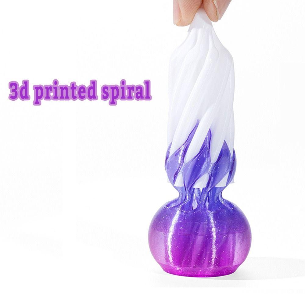 3pcs Classical Rotatable Gourd Toy Mini 3D Printed Spiral Toy Fingertip Gourd Ornament  Desktop