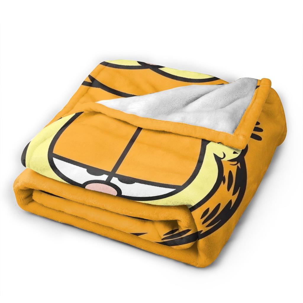 G-Garfields Blanket Soft Novelty Plush Throw Blanket For Children Living Room Flannel Bedspread Bed Cover
