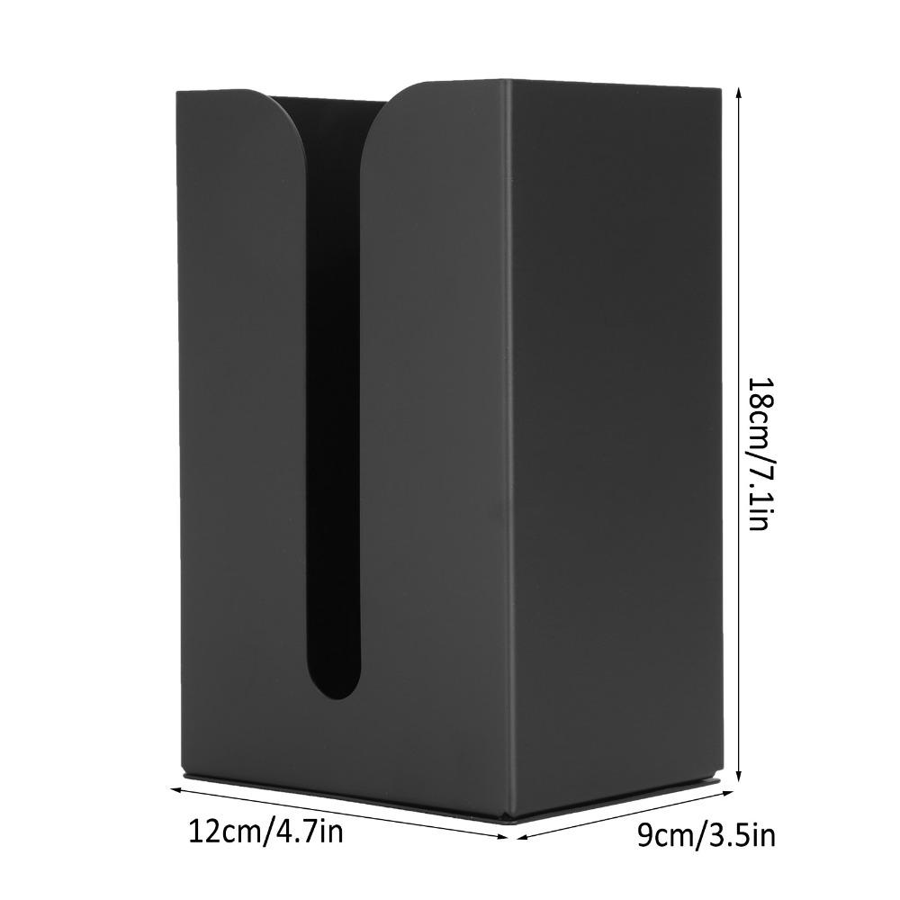 Aluminum Tissue Box Holder Wall Mounted Rustproof Napkin Organizer Multifunctional Sturdy Tissue Box Stand