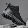 Men's Breathable Mesh Hiking Sneakers Anti-slip Mid-top Outdoor Sneakers Wear-resistant Footwear for Trekking Camping Size 39-48