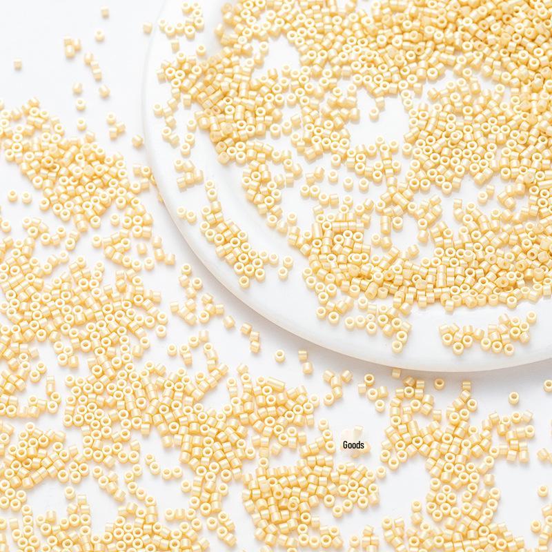 1.6mm Solid Antique Imitation Glass Seed Beads, 1000pcs, 5g for DIY Jewelry Making