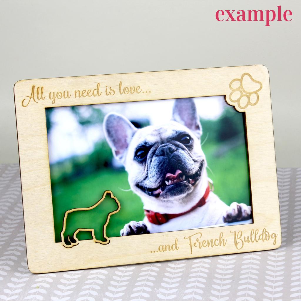 Chow Chow - Photo frame, engraved wooden frame, a lovely gadget for the dog lover by Art-Dog
