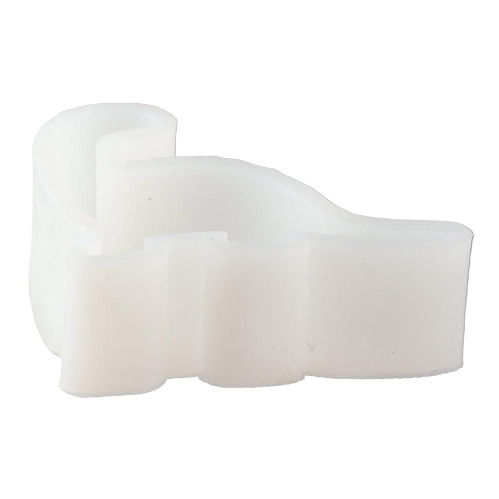 Silicone Dinosaur Shape Car Freshie Silicone Mould White Cute Silicone Mould   Decoration,Pendant