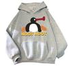 Music-listening Penguin Emotion Autumn Winter Hoodies Men Fashion Long Sleeve Sweatshirts Women Streetwear Pullovers Sudaderas