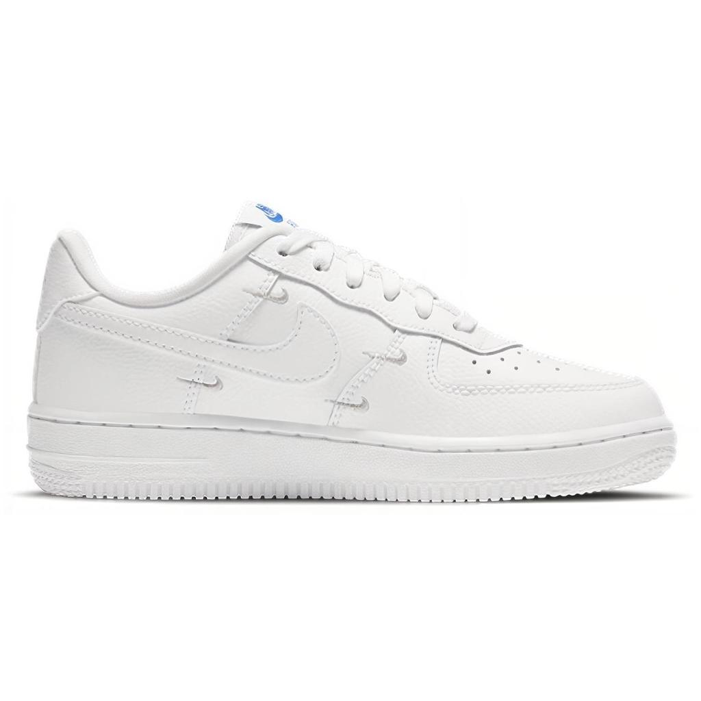 Nike Air Force 1 Force 1 LV8 Ho20 Low Top Kids' Skateboarding Shoes White Blue Children Aged 3 7 Years Old CT3956-100