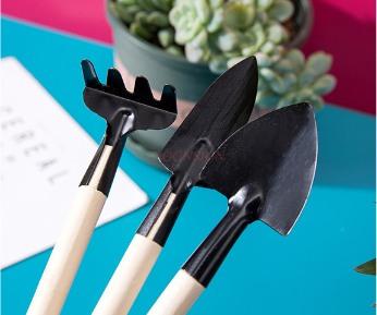 Three Piece Set Of Flower Planting Tools For Household Vegetable Cultivation Garden Gardening Soil Loosening Flower Shovel